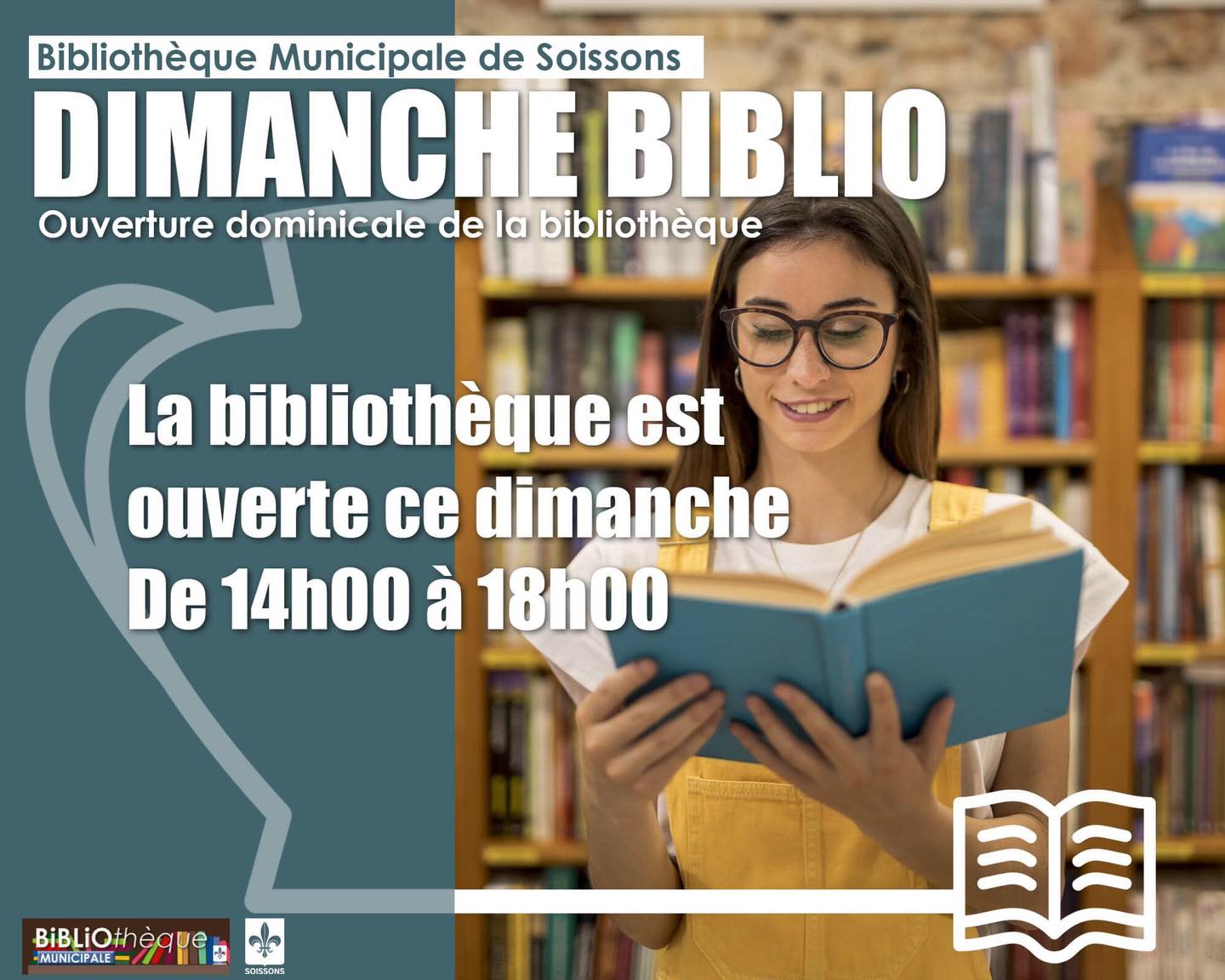Ouverture de la bibliothèque le 1er dimanche du mois