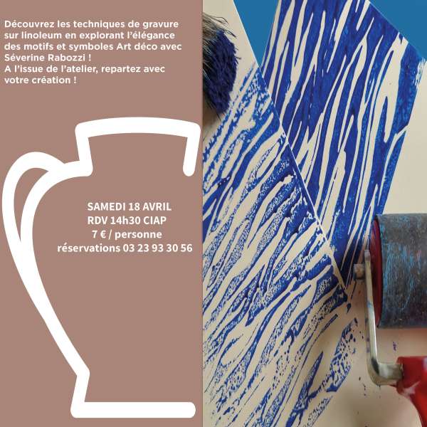 Atelier Linogravure Art déco à Soissons