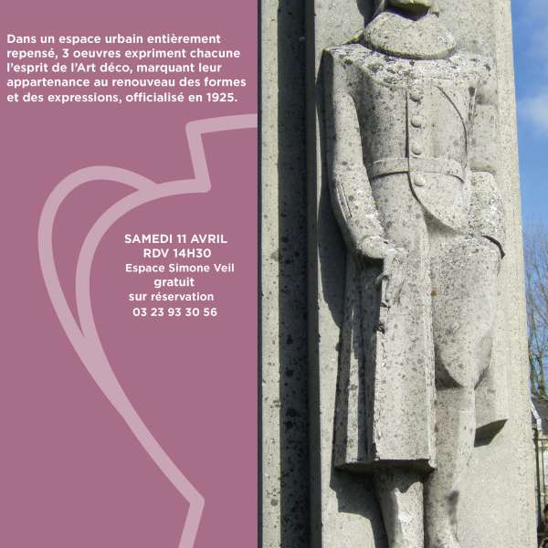 Conférence: “Soissons, 3 illustrations de l’Art déco”