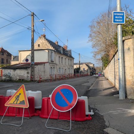 Travaux rue Coligny : circulation modifiée de janvier à mai 2026