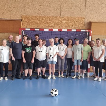 Cécifoot à Soissons : un ballon qui fait du bruit, pour un message qui résonne