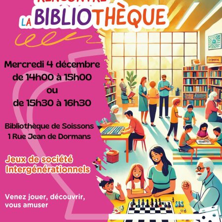 Jeux de société intergénérationnels : une après-midi de partage et de plaisir à Soissons