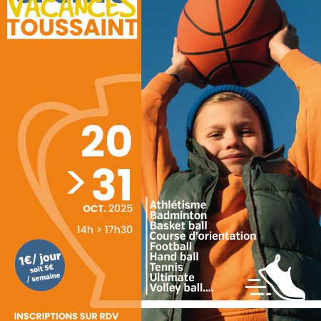 Sports Vacances Toussaint : place au mouvement pour les 6-17 ans !