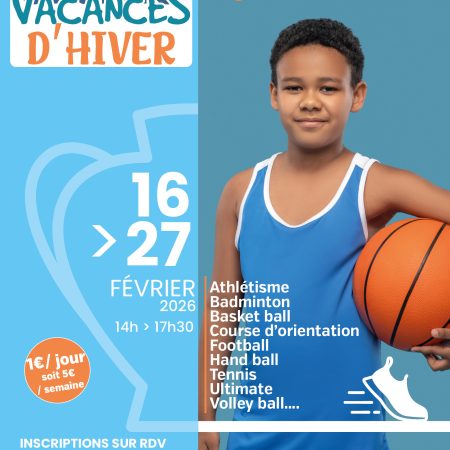 Sports Vacances d’hiver : place au sport pour les 6-17 ans !
