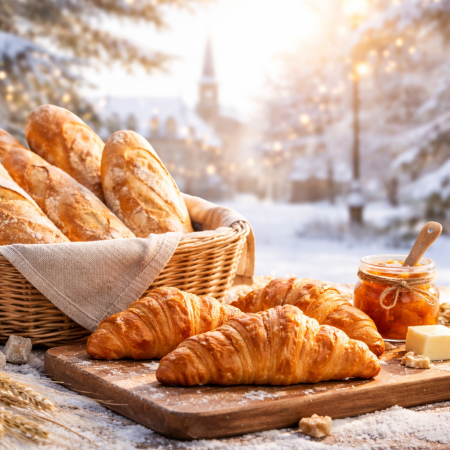 Vacances d’hiver : où trouver votre pain et vos viennoiseries à Soissons ?