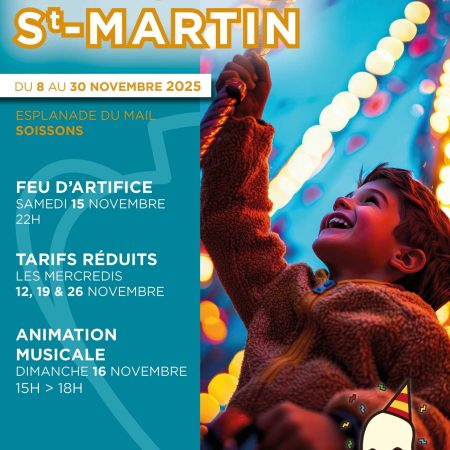 La Foire Saint-Martin revient à Soissons ! Frissons, rires et gourmandises au rendez-vous