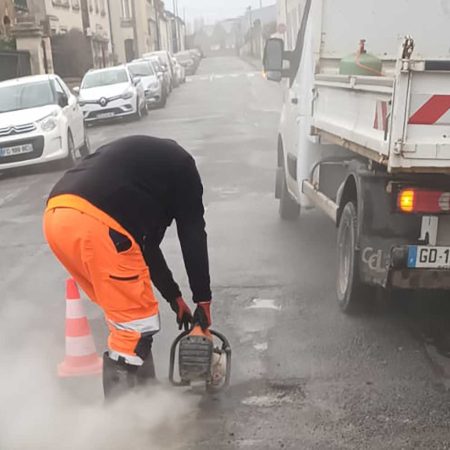 Réparation des nids-de-poule : des interventions régulières à Soissons
