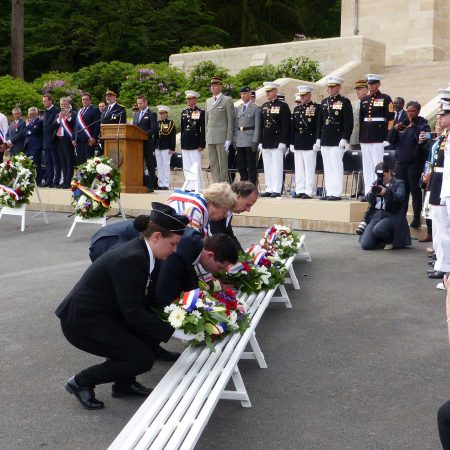 Cérémonie du Memorial Day : Un Hommage Solennel au Cimetière Américain Aisne-Marne de Belleau