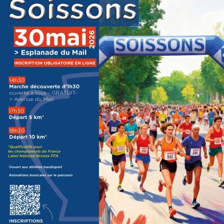 Run’In Soissons 2026 : rendez-vous le 30 mai pour courir et partager !