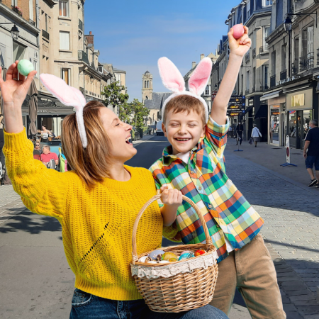Pâques en cœur de Ville : animations, concours, mascottes et chocolats au rendez-vous !