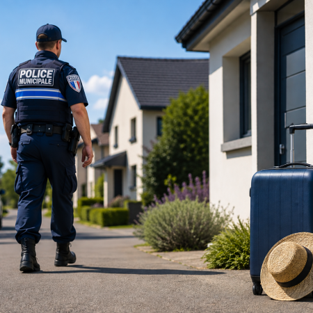 Opération Tranquillité Vacances : partez l&rsquo;esprit serein, la Police municipale veille sur votre domicile
