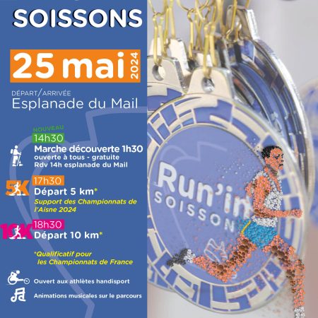 RUN&rsquo;IN SOISSONS 2024 – les inscriptions sont ouvertes